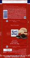Ritter sport, plain chocolate with marzipan filing, 100g, 19.06.2014, Alfred Ritter GmbH & Co. Waldenbuch, Germany