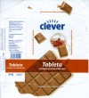 Clever, milk chocolate with rum filling, 100g, 02.2008, S.C.S+F Food Stuff SRL, Bucharest, Romania