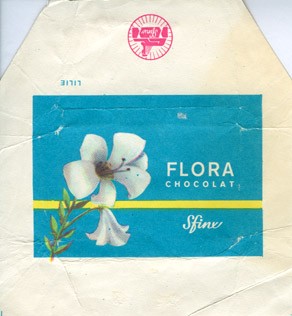 Flora Lilie, milk chocolate, 1980, Sfinx, Holesov, Czech Republic (CZECHOSLOVAKIA)