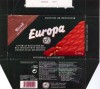 Europa, milk chocolate with hazelnuts, 100g, 10.1996
Wissoll
