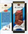 Al Latte, fine milk chocolate bar, 100g, 31.12.2005, Witors, Corte de Frati, Cremona, Italy